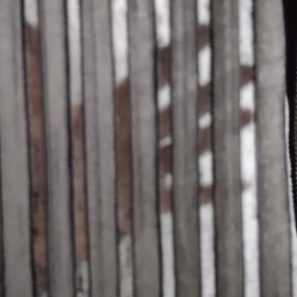 FUNKY FRANKY GRAY AND BLACK VERTICAL STRIPES LONG TUNIC RARE VINTAGE SIZE 3X - Picture 4 of 8